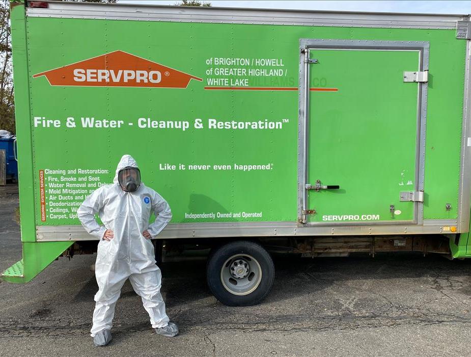 PPE by SERVPRO truck